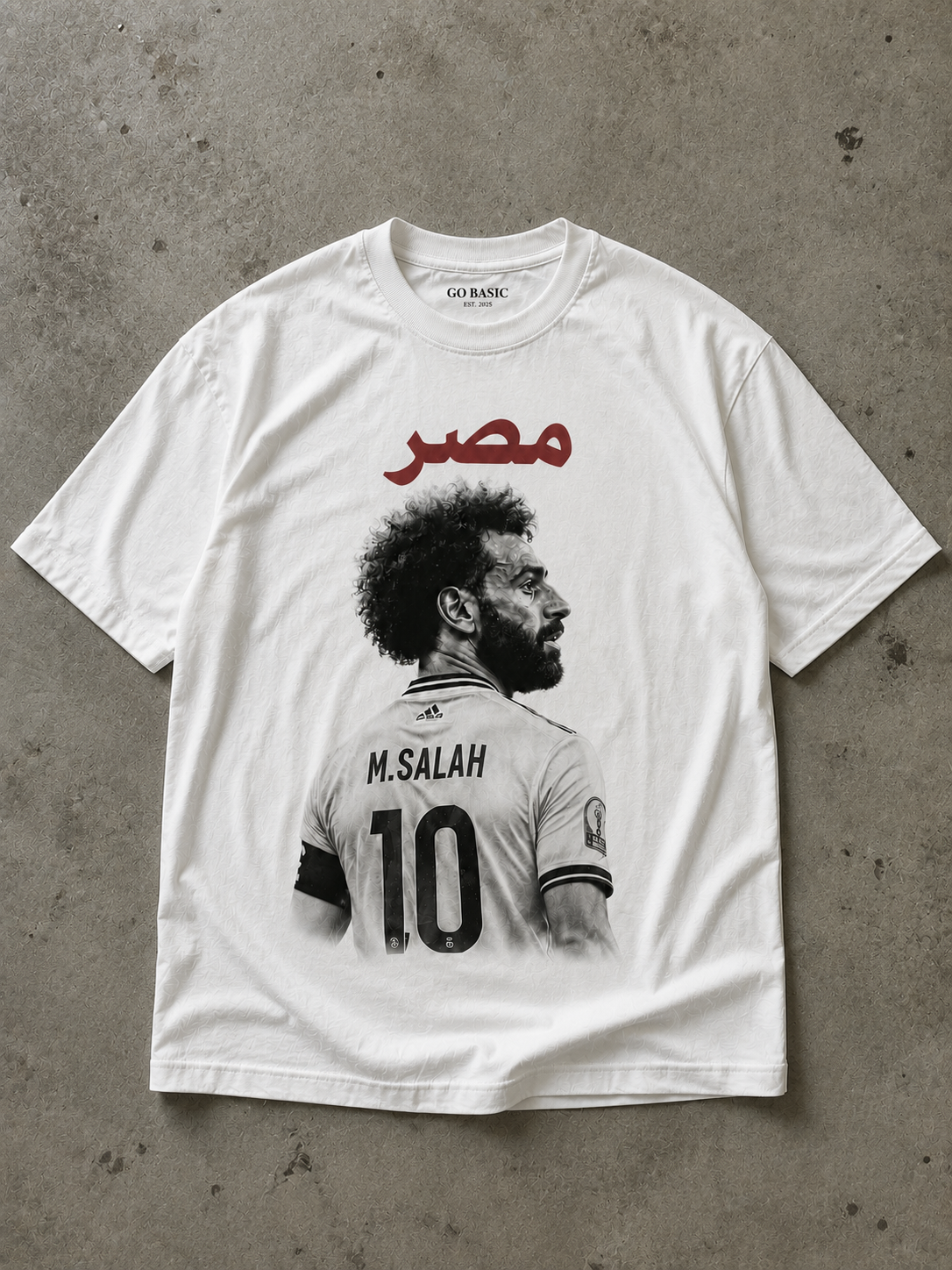 تيشيرت مصر أوفرسايز - محمد صلاح 10 | KILOBAMIA