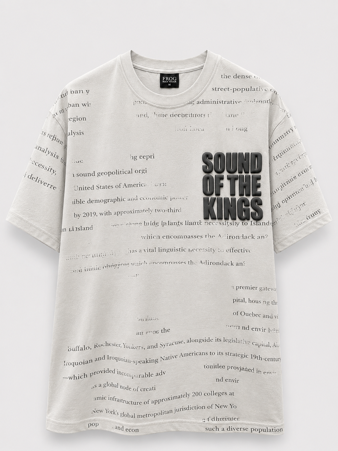 FROG streetwear | Sound of the King — Oversized T-Shirt