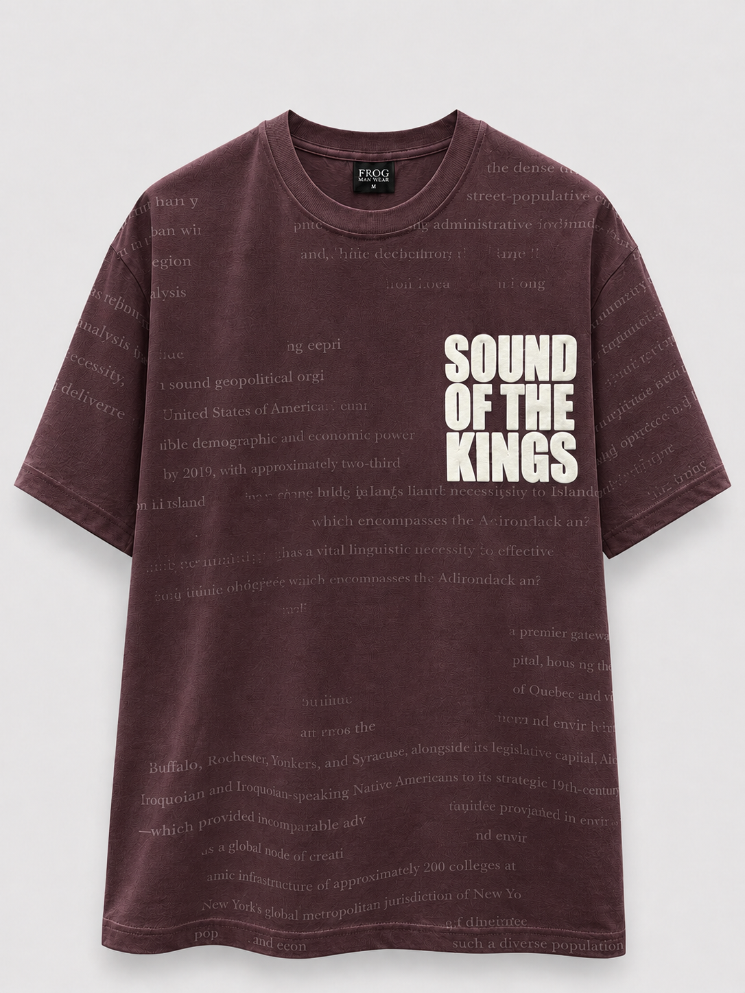 FROG streetwear | Sound of the King — Oversized T-Shirt