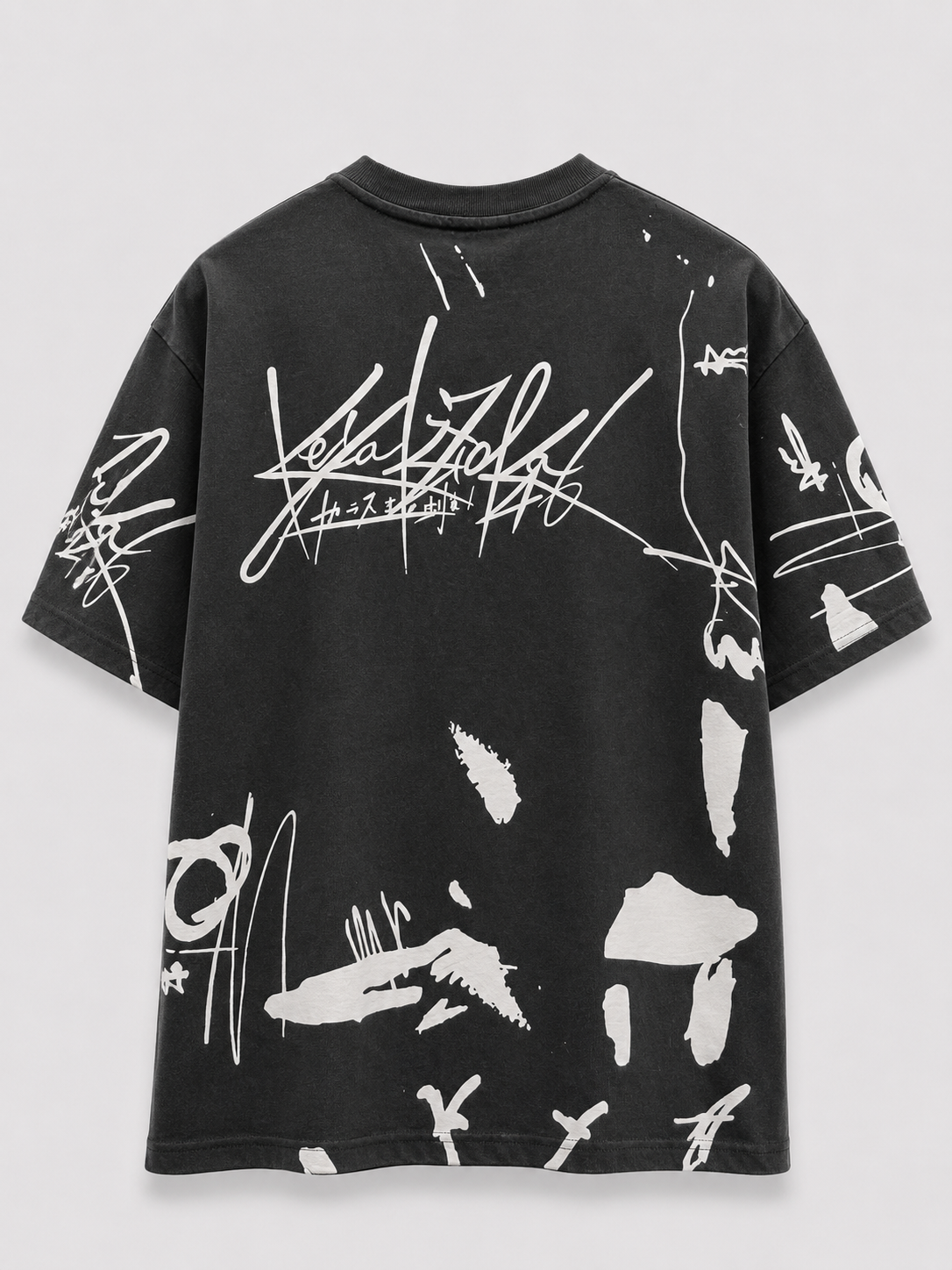 FROG streetwear | Rib It 93 — All-Over Graffiti Oversized T-Shirt
