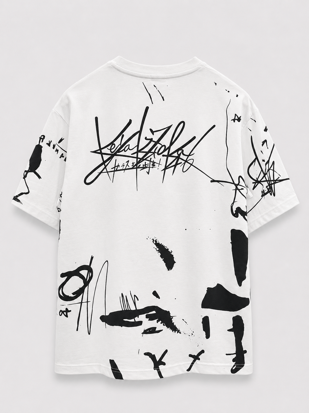 FROG streetwear | Rib It 93 — All-Over Graffiti Oversized T-Shirt