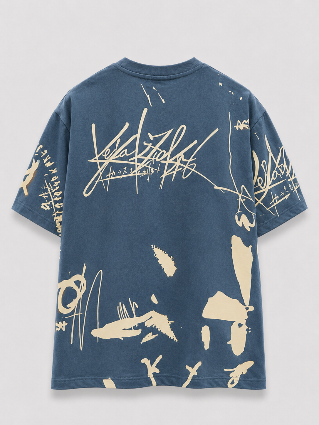 FROG streetwear | Rib It 93 — All-Over Graffiti Oversized T-Shirt
