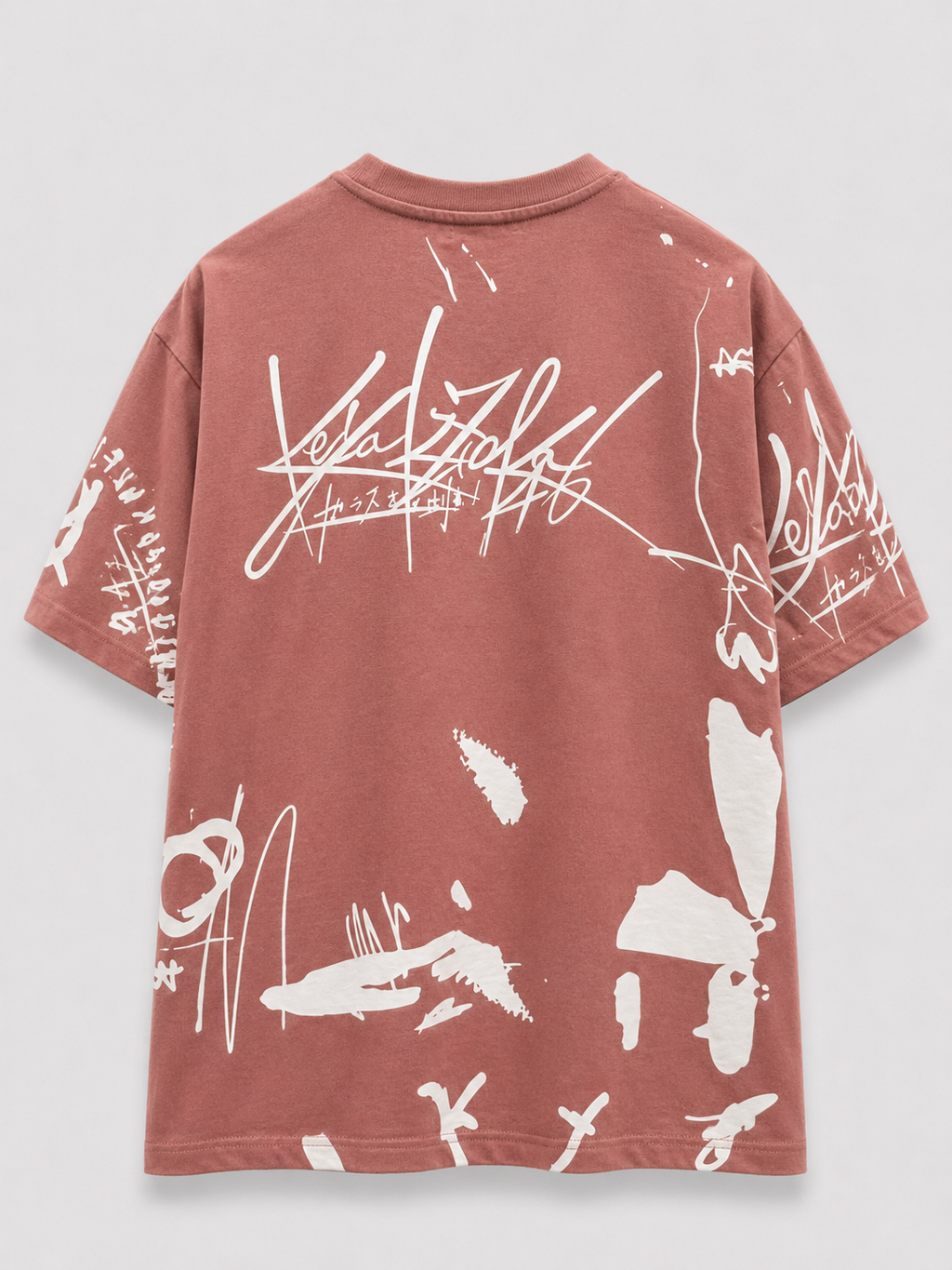 FROG streetwear | Rib It 93 — All-Over Graffiti Oversized T-Shirt