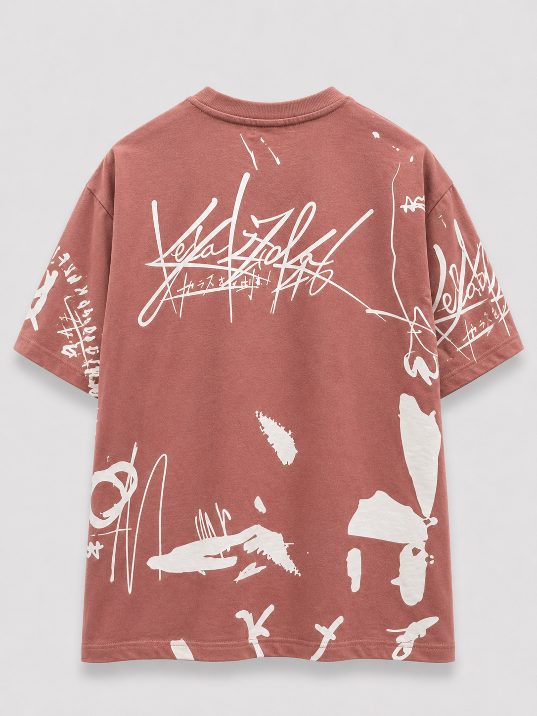 FROG streetwear | Rib It 93 — All-Over Graffiti Oversized T-Shirt